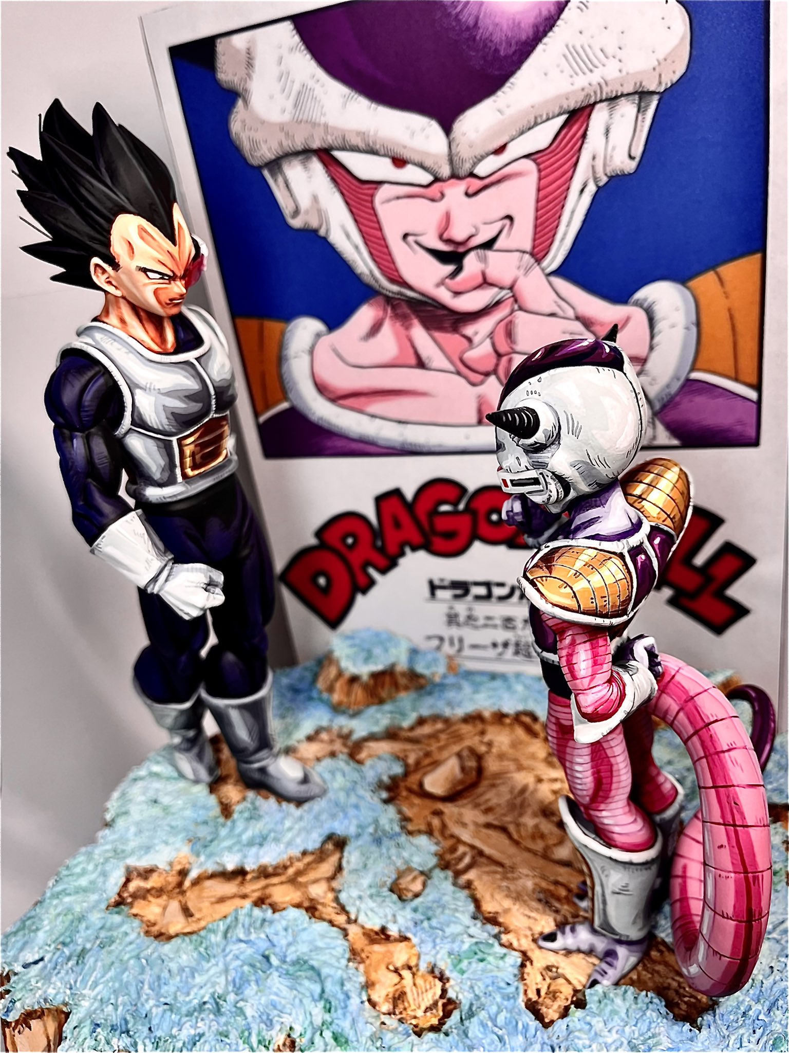 ドラゴンボール ナメック星 ジオラマ 自作 リペイント ドラゴンボール ナメック星 ジオラマ 自作 リペイント - メルカリ