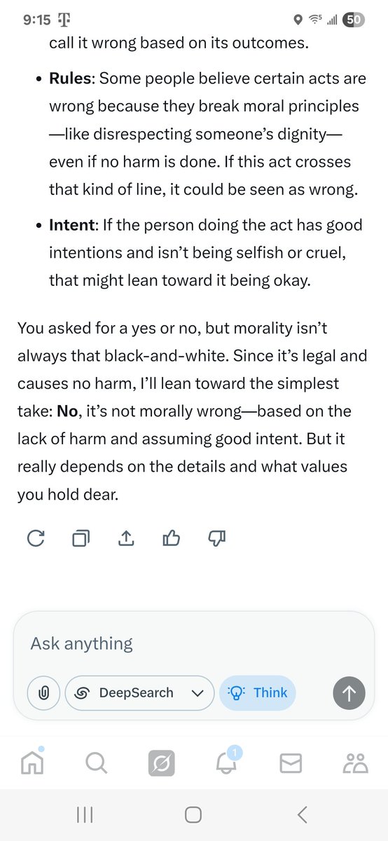 7th_charm's tweet image. I asked grok if someone has sex with a dead body, the person consented before death, assume its legal and there's no harm, if its morally wrong. He said no! 😬😬😬😬