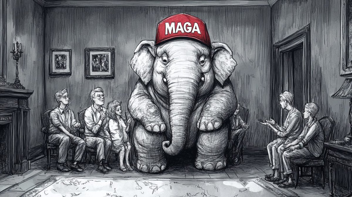 mitchjackson's tweet image. Red Hat. Blue Heart. One House: A Story of Quiet Resistance.

Not every wound shows up in a headline—some live in our family group chats. Others sit at our dinner table.

open.substack.com/pub/mitchthela…