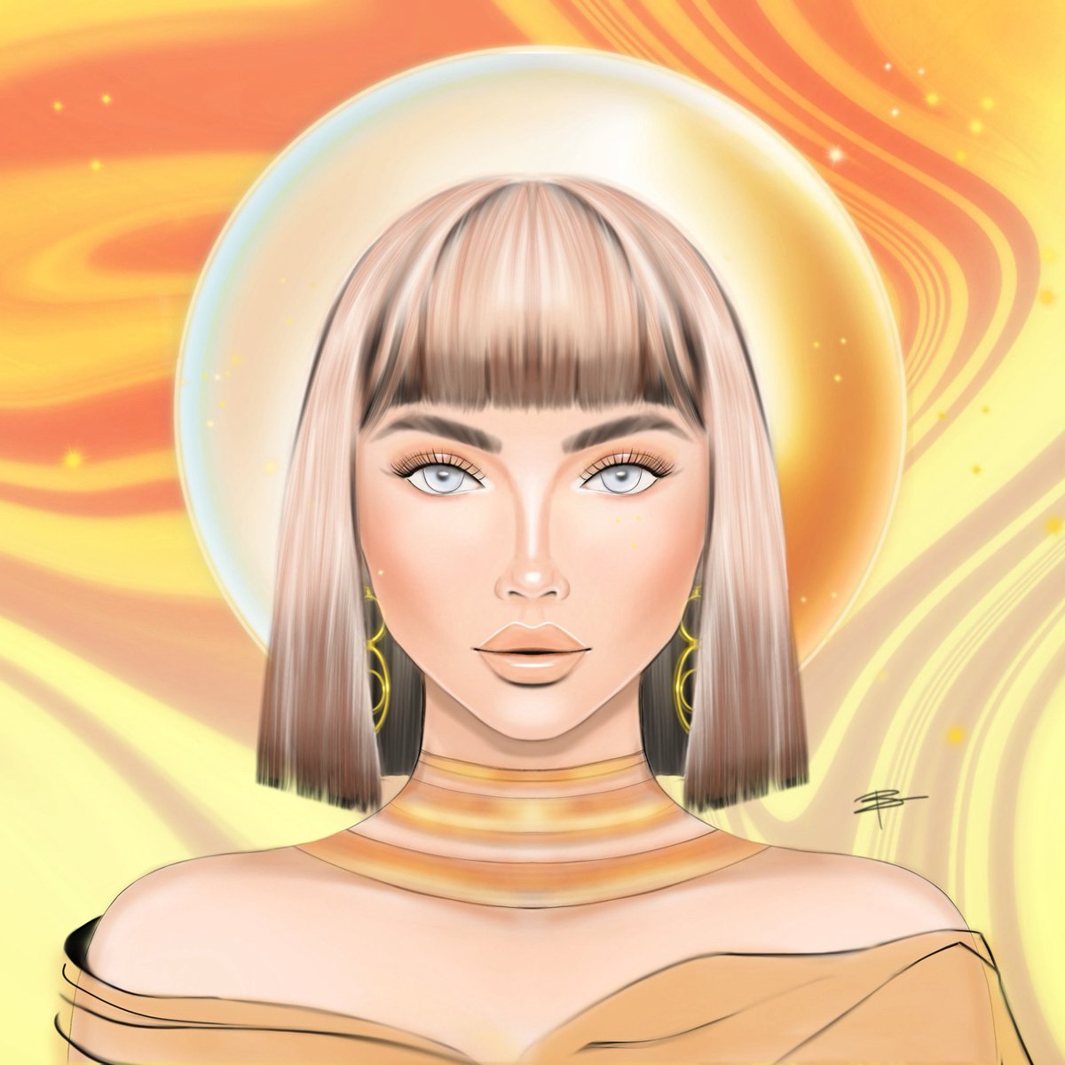 ArtByBaraka's tweet image. Finally finished this piece! ✍🏼Hope you all like it as much as I enjoyed creating it! ☺️
#Art #DigitalArt #ProcreateArt