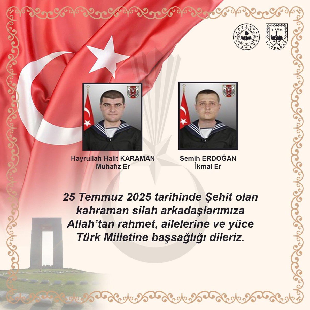 Başımız sağ olsun.🇹🇷