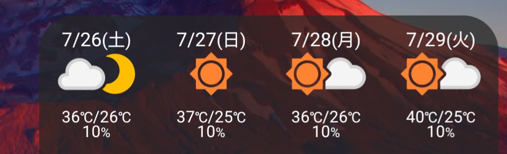 うちの地域のヤフー予報天気
29日正気ですか！？