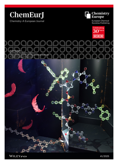 ChemEurJ's tweet image. #CoverFeature Tag-Assisted Liquid-Phase Oligonucleotide Synthesis: Toward a Convergent Approach (Yohei Okada and co-workers) ChemEurJ 41/2025 doi.org/10.1002/chem.2… • onlinelibrary.wiley.com/doi/10.1002/ch…