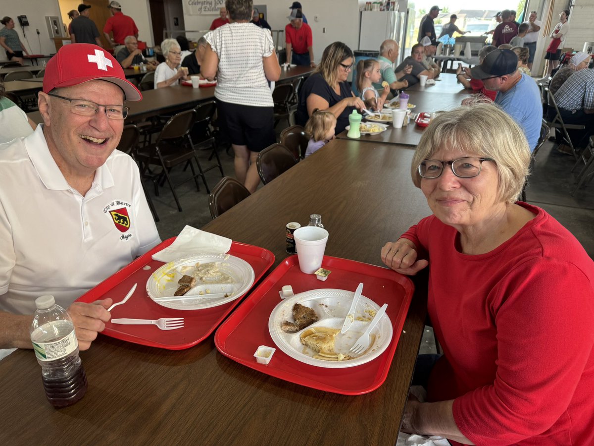 AdamsCoINGOP's tweet image. Republican leaders enjoying breakfast in support of the Berne Fire Department 🥞🍳🥛🧃🚒🧯🧑🚒