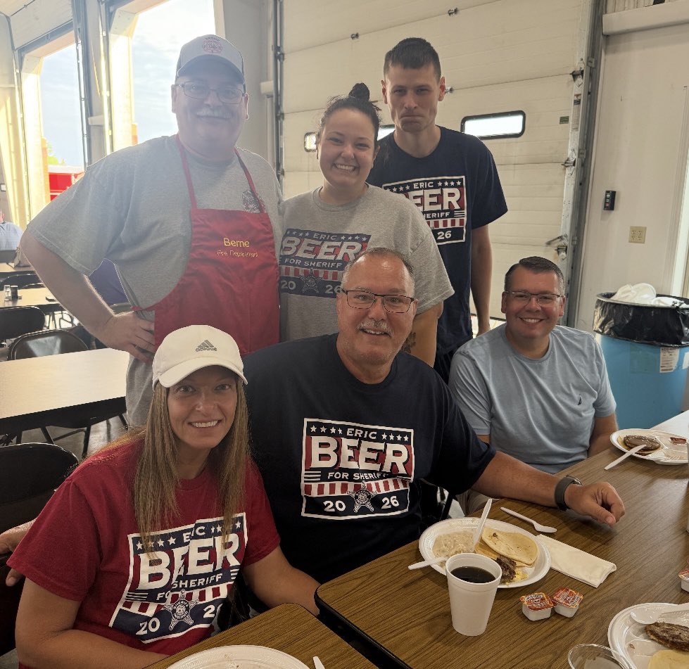 AdamsCoINGOP's tweet image. Republican leaders enjoying breakfast in support of the Berne Fire Department 🥞🍳🥛🧃🚒🧯🧑🚒