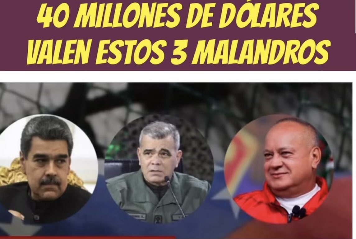 Pura_Miel's tweet image. #ChavismoLaPesteDelSigloXXI
#AlMadurismoLoParioEsaPeste
EE.UU DECLARA al CARTEL de los SOLES como ORGANIZACIÓN TERRORISTA.
¿ Quién quiere ser millonario ?