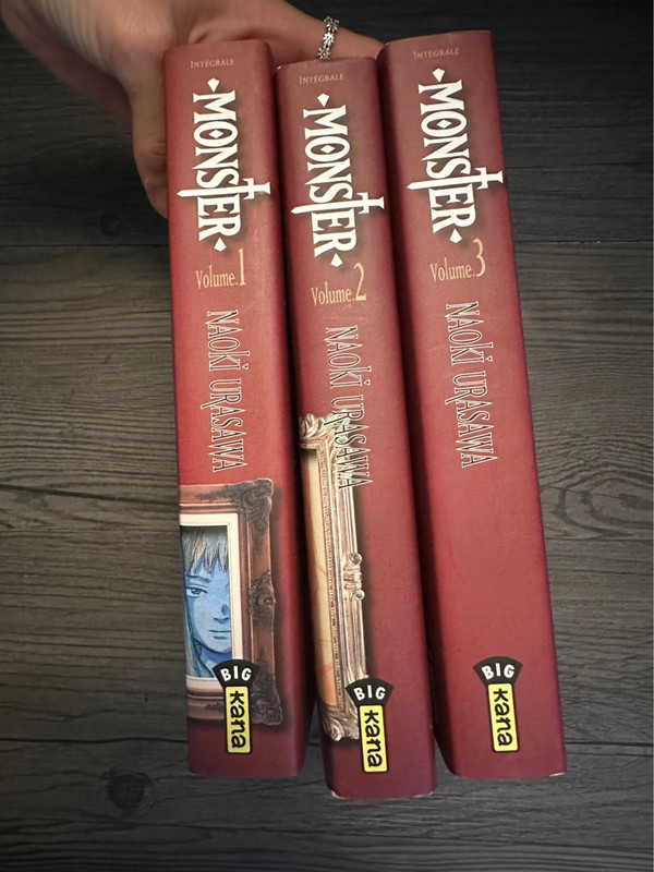 LelouchTsundoku's tweet image. 📚 Mangas Monster 3 volumes
💸 8 €
🔗 vinted.fr/items/67540287…
Volumes 1, 2 et 3 du manga Monster.
Excellent état