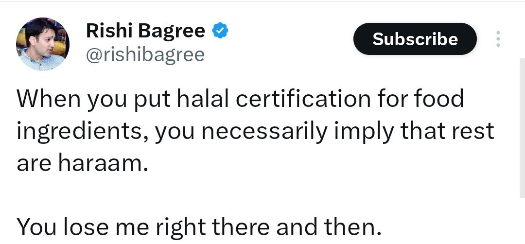 SirKazamJeevi's tweet image. “Kosher" means "fit" or "proper."
When Bagree’s new Daddies from Israel put Kosher certification on food, that implies all other food is unfit or improper. Bagree eats unfit/improper food all day and barks like this 👇