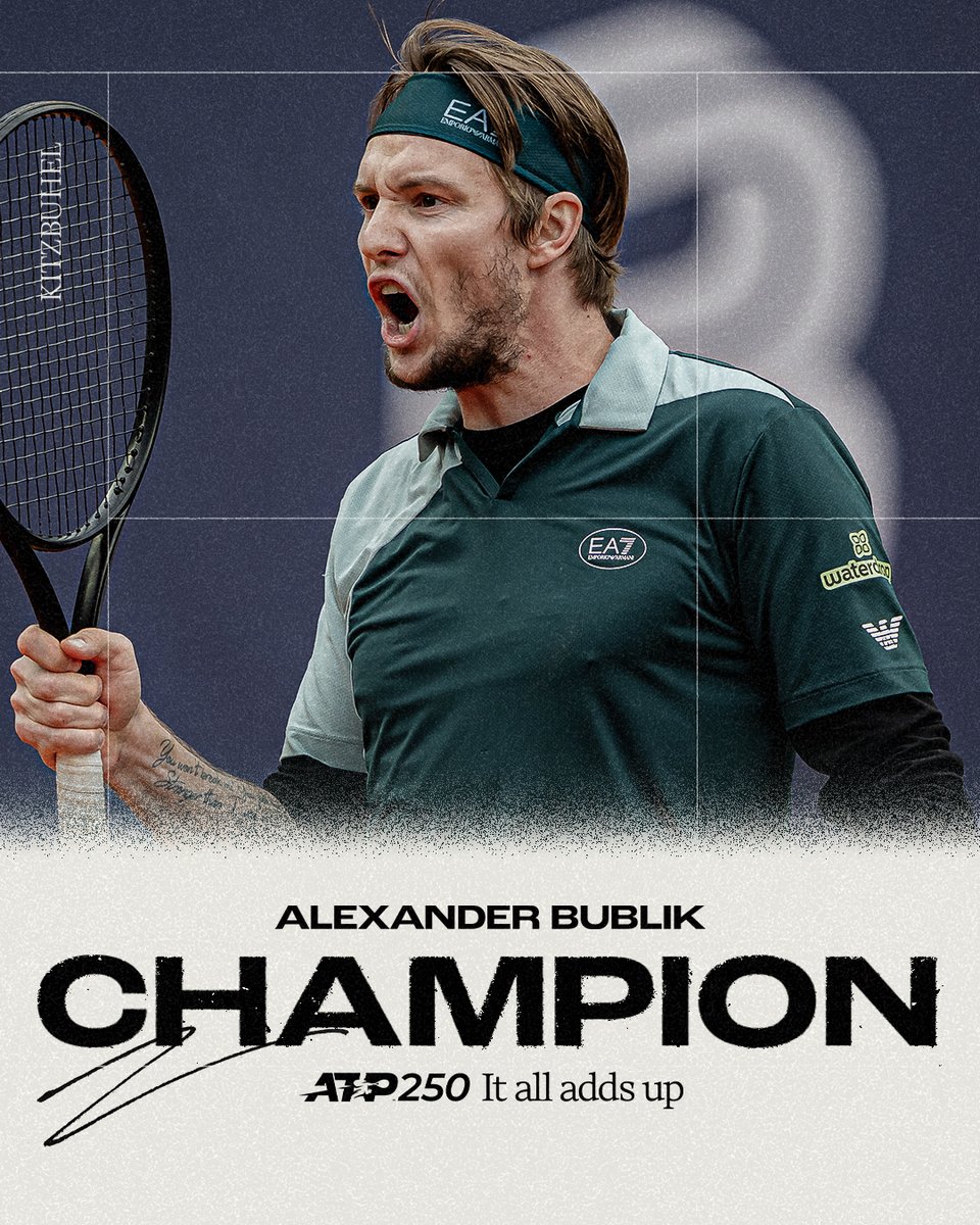 atptour's tweet photo. Hehe (7)

Alexander Bublik clinches his ATP Tour title #7 with a victory over Cazaux in Kitzbuhel!

#GeneraliOpen https://t.co/XHnlmCmdM8
