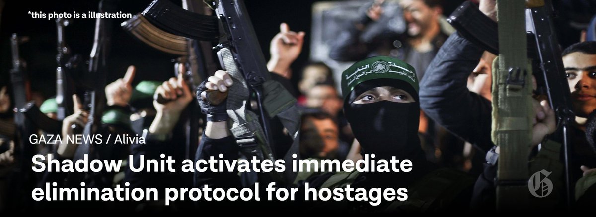 tzvai_tracker's tweet image. 🇵🇸⭕️Hamas' Shadow Unit, tasked with guarding the hostages, has activated its immediate elimination protocol should any rescue operation, conducted by the Israeli Defense Forces, target them. A heightened state of alertness has also been implemented.
#Breaking #Gaza