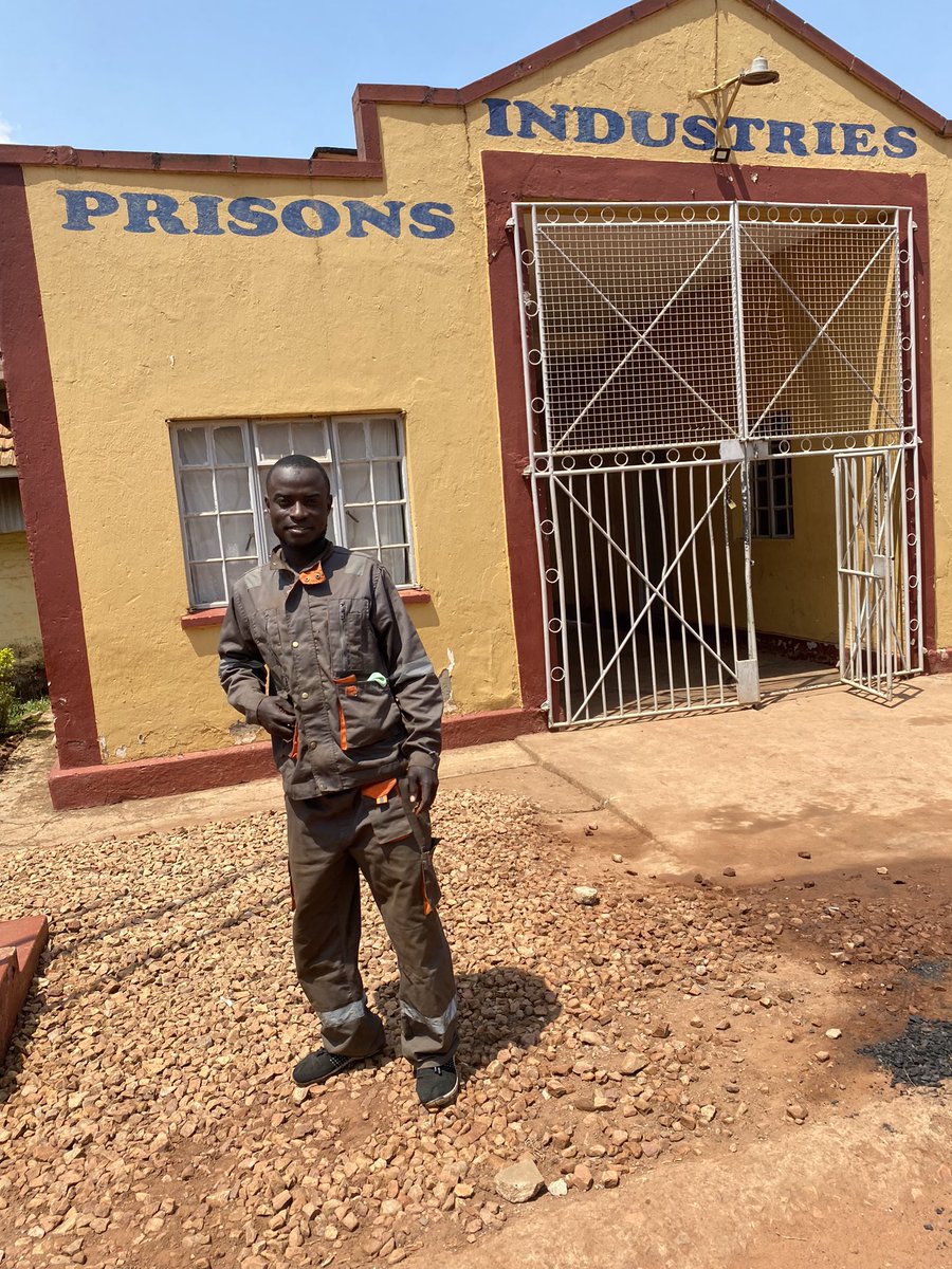 welandfab's tweet image. Concrete block machines Luzira Upper prison.