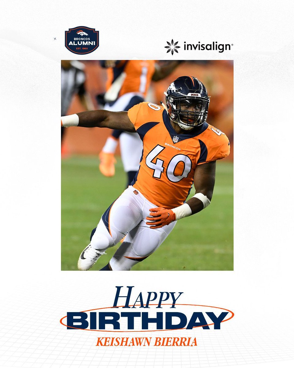 Broncos Legacy (@broncos_legacy) on Twitter photo RT to help us wish former @broncos TE <a href="/JoelDreessen/">JoelDreessen</a> and LB <a href="/KBierria/">Keishawn Bierria</a> a happy birthday! 🥳 RT to help us wish former @broncos TE <a href="/JoelDreessen/">JoelDreessen</a> and LB <a href="/KBierria/">Keishawn Bierria</a> a happy birthday! 🥳