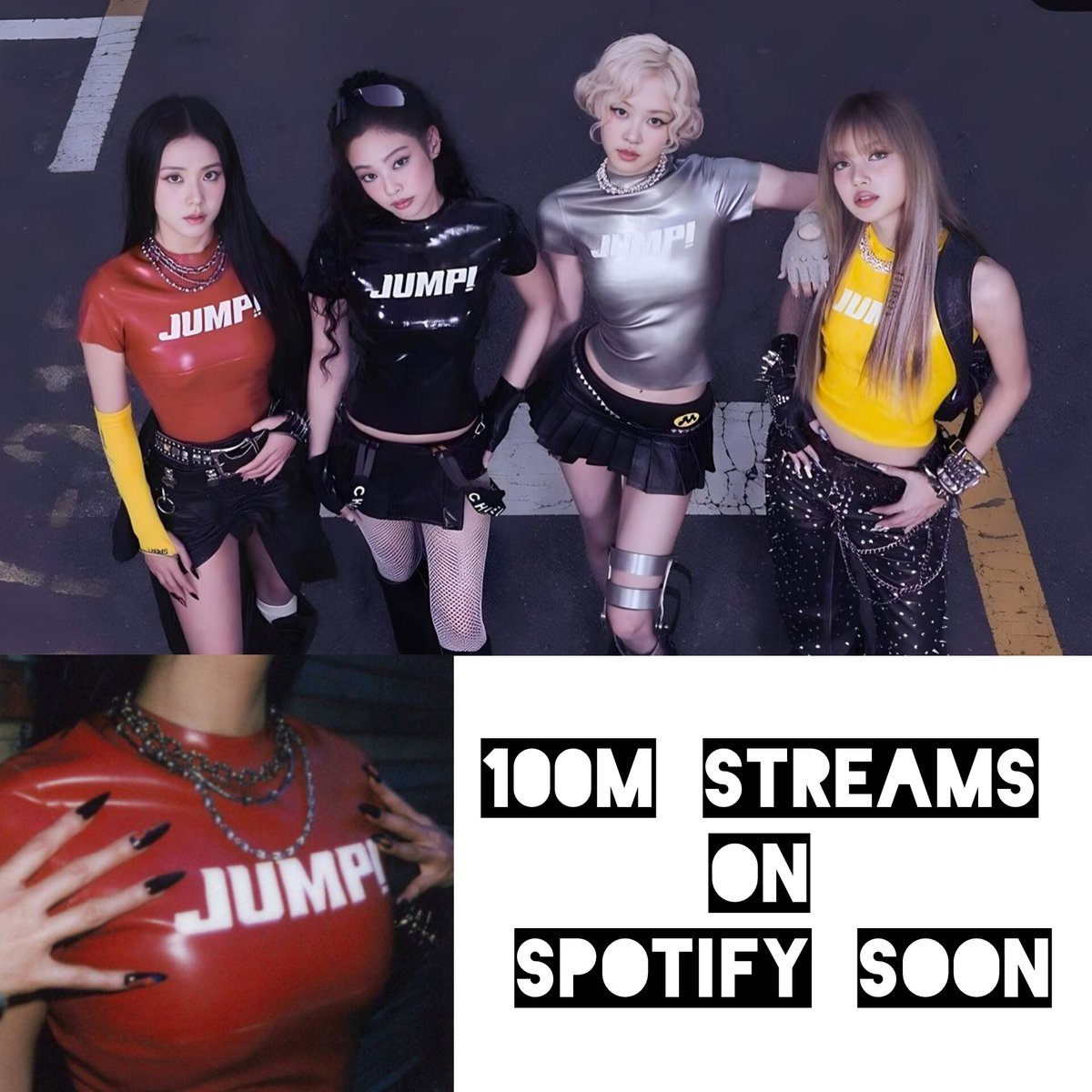 quarrelpinks's tweet image. blackpink's fastest song to surpass 100M streams on spotify:
#1. Pink Venom - 17 days
following today's update jump will be at 94M streams (15 days) let's stream and reach 100M tomorrow and break the pv's record!!!