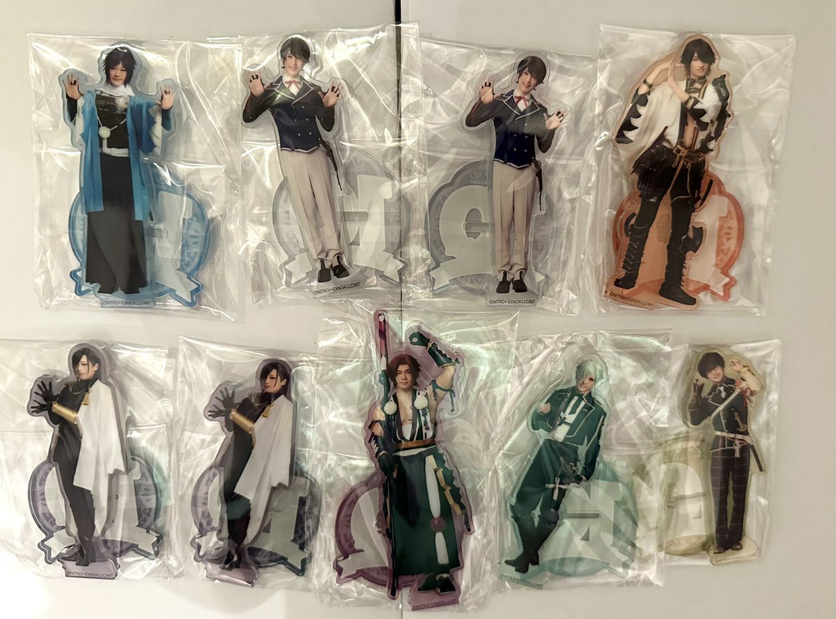 omochin0519's tweet photo. 【交換・譲】ミュージカル刀剣乱舞 刀ミュ 十周年 祝賀祭 ドーム アクスタ

所持:大和守・堀川・長曽祢・青江・蜻蛉切・★膝丸・篭手切・★豊前・水心子・清麿・★五月雨・大典太・ソハヤ・★山姥切国広・大包平・鬼丸・★長義・★大慶 https://t.co/M0dBkGKegv