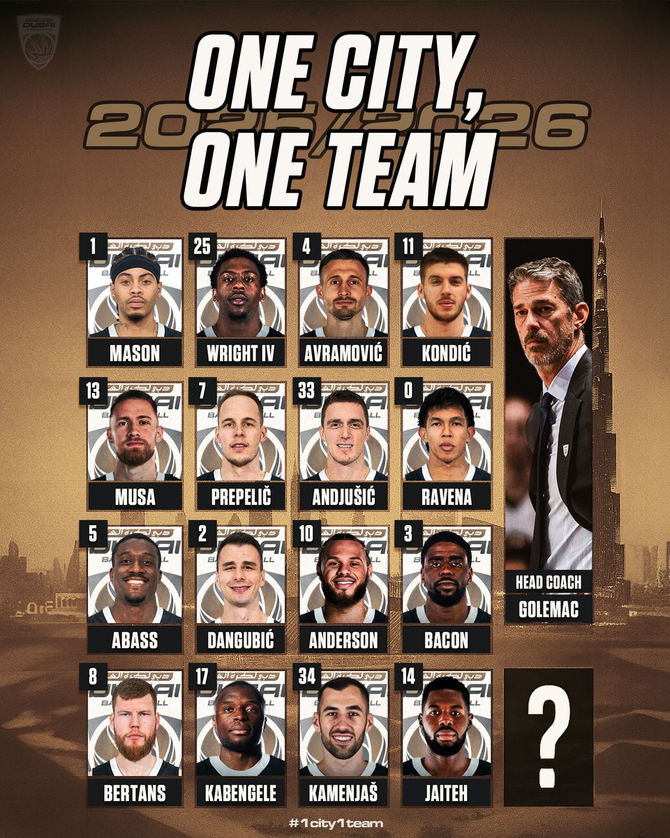 🏀 The final piece before Dubai rises in Europe. Who’s next? 👀