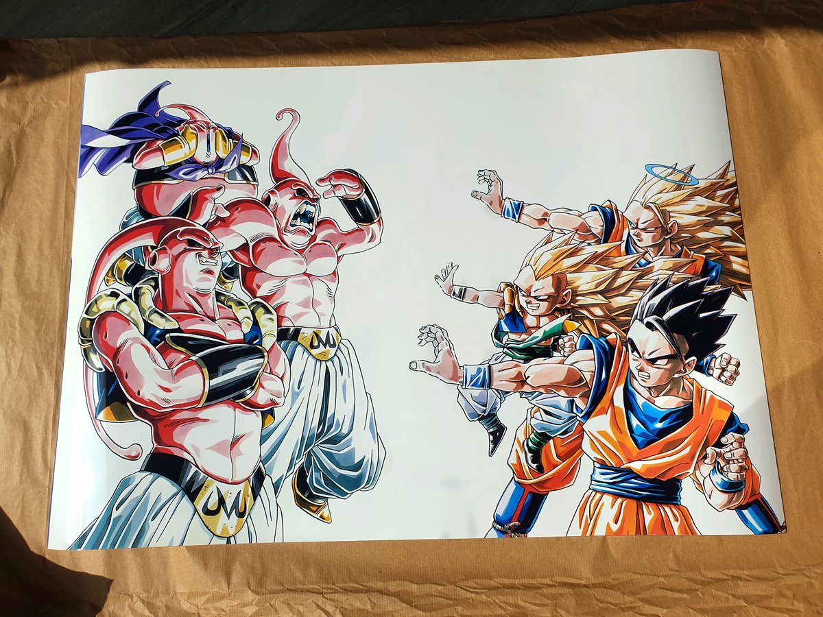 MajinJ8C's tweet image. Toriyama MAX HQ poster (70x50cm)