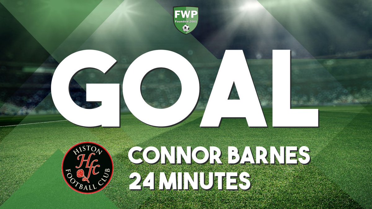 HistonFC's tweet image. GOAL: Bugbrooke St Michaels 0-1 HISTON - Connor Barnes (24') fwp.co/fpG5yg