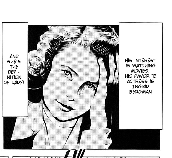 jinafile's tweet image. reading a manga named &quot;bartender&quot; and it mentions ingrid bergman, hellooo??