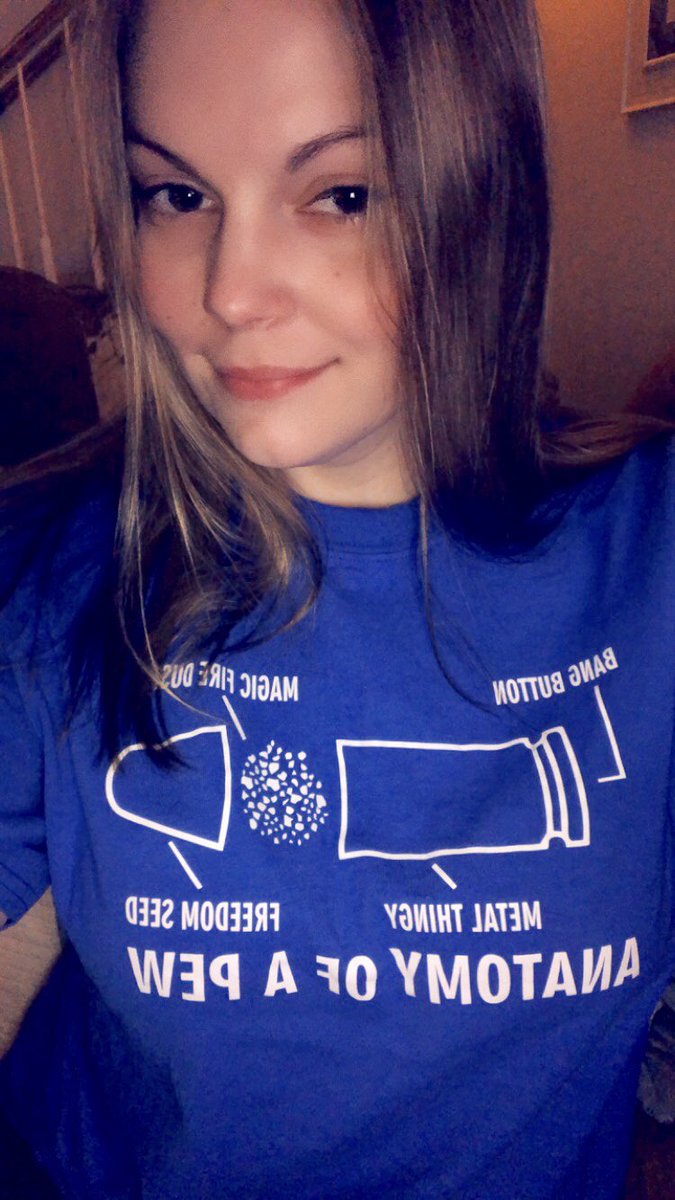 Huggins2687's tweet image. One of my favorite shirts I found at a gun show while helping sell/promote AR 500 steel targets with some Army Ranger and Submariner Vets. “The anatomy of a Pew” 🤭😂 The Magic Fire Dust is the secret 😂❤️