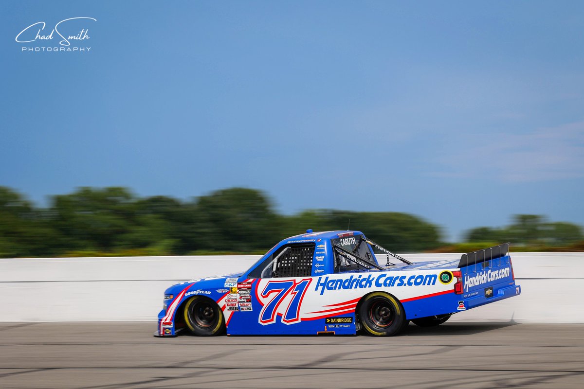 Chad200's tweet image. The combination of @NASCAR_Trucks and @RaceIRP continues to rival that of peanut butter and jelly.
Thank you for your cooperation, Mother Nature.
#NASCAR #TSport200