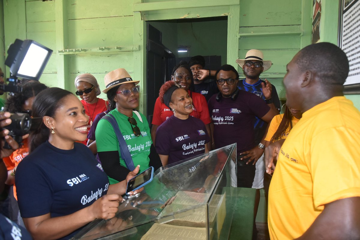 nbasblofficial's tweet image. Next Stop on Our Badagry Journey: The First Storey Building in Nigeria!
From history to heritage, our tour continues to unfold powerful stories. Today, we stepped into Nigeria’s very first storey building, and what an experience it was!
This iconic structure isn’t just bricks…