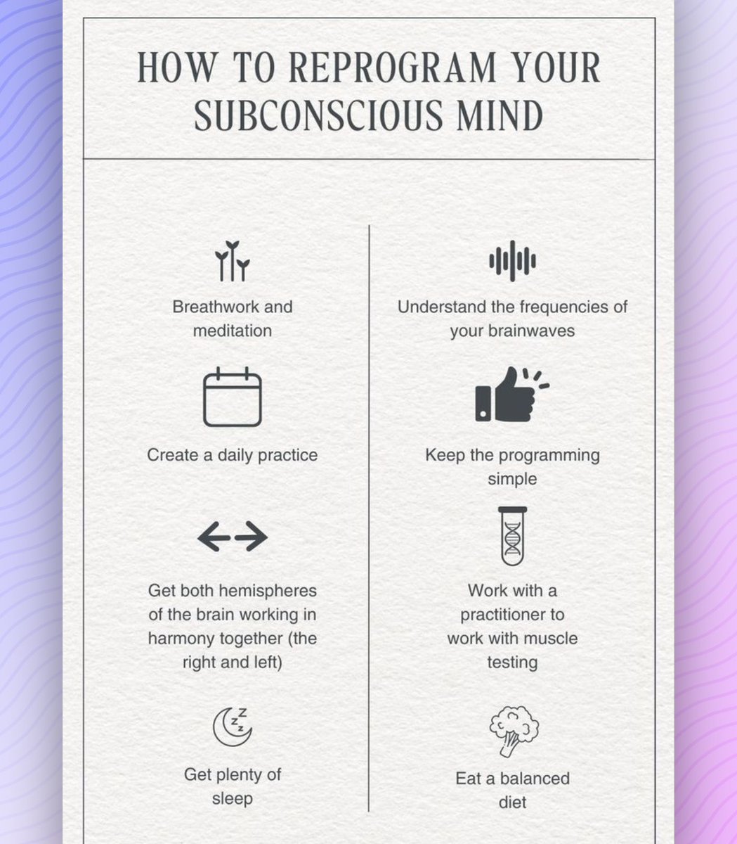 neuronpowers's tweet image. How to reprogram your subconscious mind
Comment "Mind" and I will send you a free guide to start applying these techniques (Free)