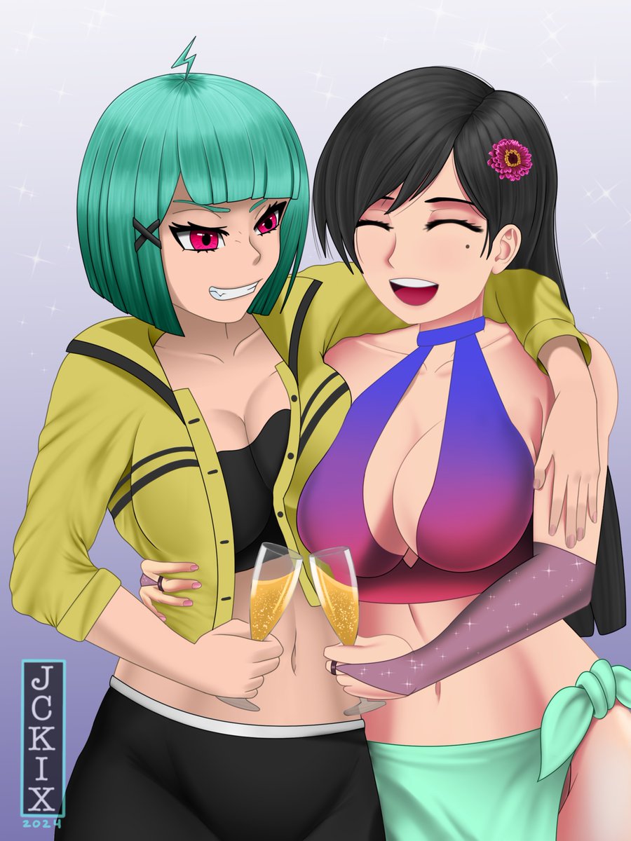 JCKIX_art's tweet image. Happy Birthday @mistowing !! 🥳🎂
(Repost of our OCs, Zenia and Adelaide)