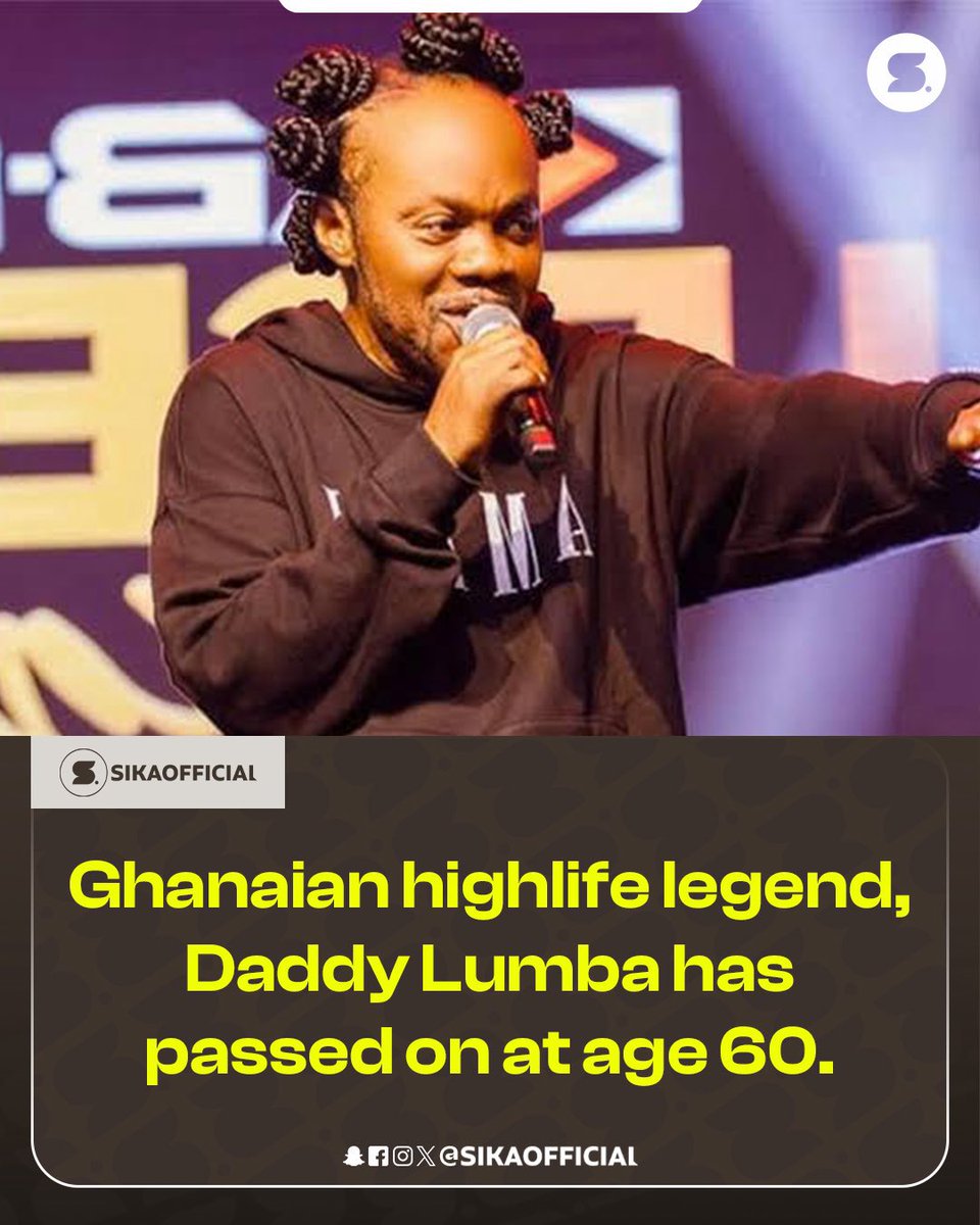 Mrrforeigner's tweet image. A biography of the legendary Daddy Lumba
๐ฌ๐ญ๐๐๐๏ธ RIP ๐ชฆ
A THREAD ๐งต >>>