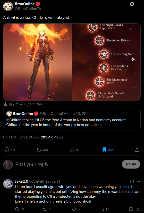 Barbara_Dubstep's tweet image. Just reminding you how two-faced you kurodogs are. @augustawuwa
Left is kurodog bashing bran for C6 Mavuika
Right is you, justifying C6 Phrolova when she is as predatory as C6 Mavuika.
Both genshin and wuwa are predatory. But it is *you* all made a choice to suck Solon's dick.