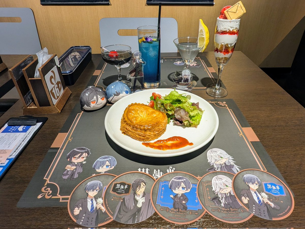 _cantarella666's tweet image. Some Kuro collabo cafe throwback last year cuz I miss it 🥹
- Midnight Invitation Cafe
- Animate Cafe
- and GALLERY Cafe
- 22 Curry
(Still waiting for an EWA collab cafe 🥹🙏)