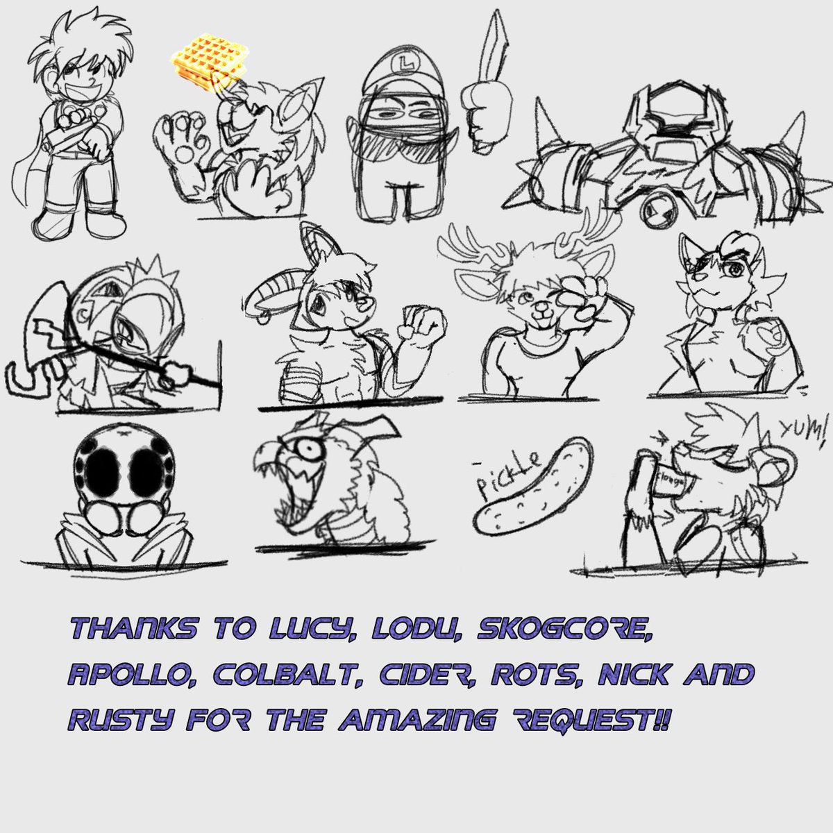 Turquoiseamber's tweet image. Sketch request.
#sketchs