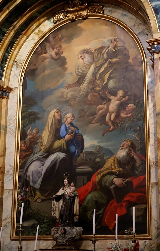 LawrenceOP's tweet image. "Let us praise Joachim and Anne, to whom, in their generation, the Lord gave him who was a blessing for all the nations."
– Entrance antiphon for the feast of SS Joachim and Anne (26 July)
flic.kr/p/2riNY85
📷 Altarpiece in the church of San Antonio de los Alemanes, Madrid.