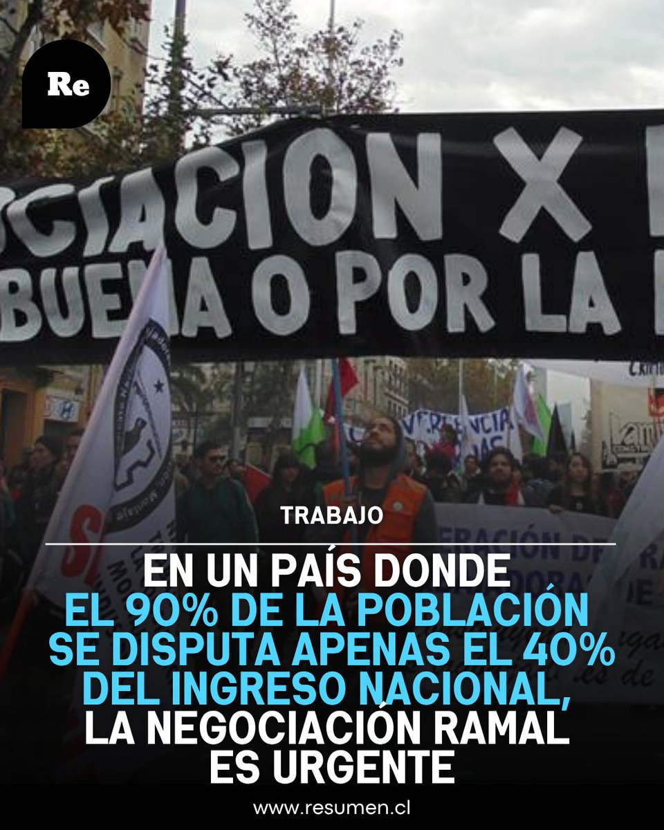 Los salarios, así como los impuestos, son herramientas que todo estado democrático utiliza para contrarrestar iniquidades, tienen una función distributiva y pueden evitar la concentración de riqueza y poder en escasos agentes
resumen.cl/articulos/en-u…

#negociacionramal
