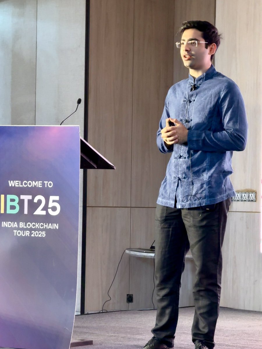 0xjenil's tweet image. thanks for having me at India blockchain tour @octaloopHQ 🤝

in case you missed it, i’ll send over slides from the talk, feel free to reach out!