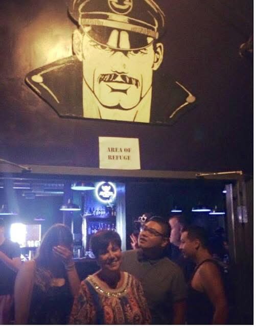 ryansatin's tweet image. That time my mom wanted to go to a pop up breakfast for her birthday and it ended up being inside of a leather daddy bar.