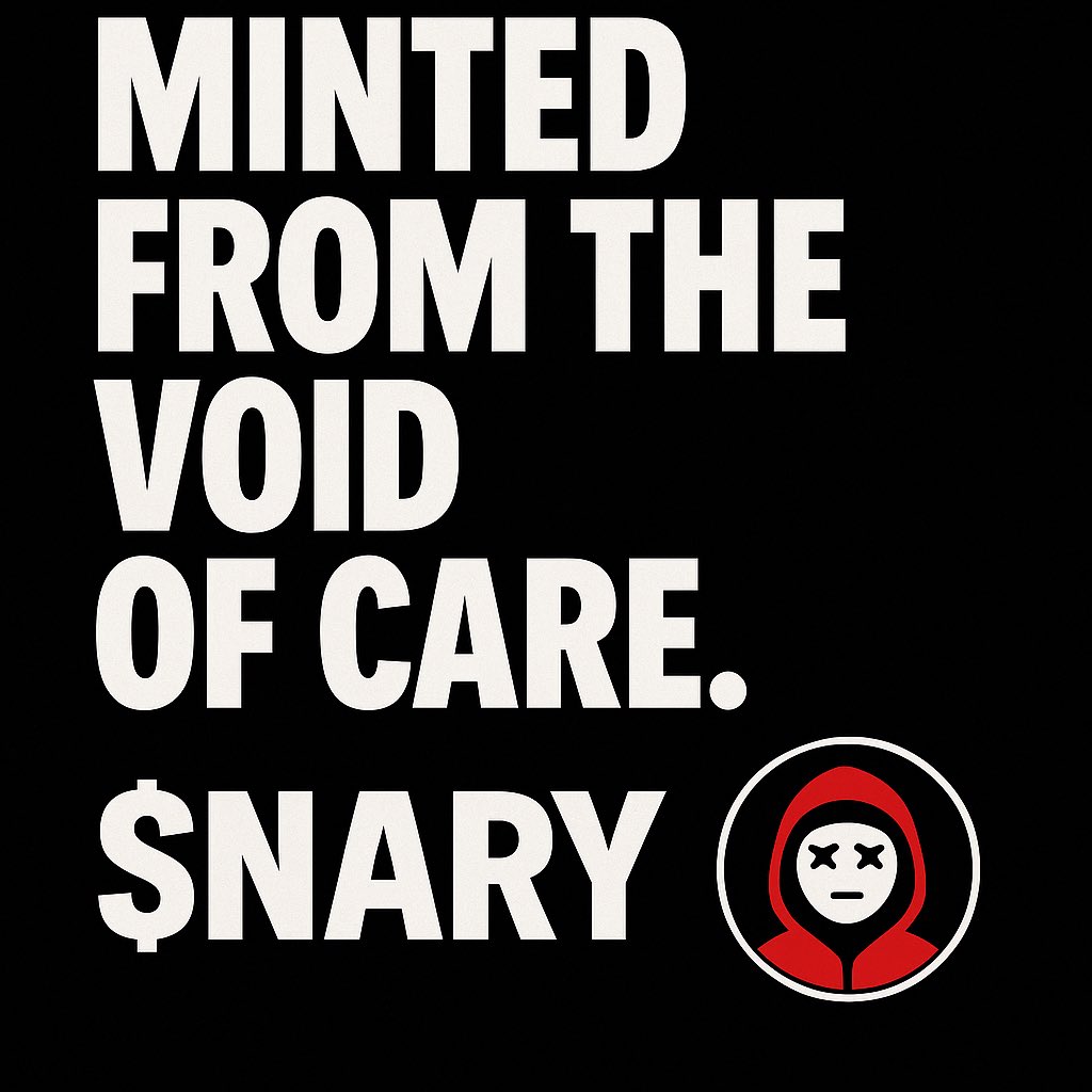 odinarysol's tweet photo. Minted from the void of care.
That’s not just a vibe; it’s $NARY.
No roadmap. No apologies. Just memes with a mint button.
https://t.co/7Vk2ijOw3R
#ODINARY #NARY #CryptoTwitter #MemeCoinSeason #Solana #BuiltDifferent #ShakenNotStirred https://t.co/qH7q5BF0bF