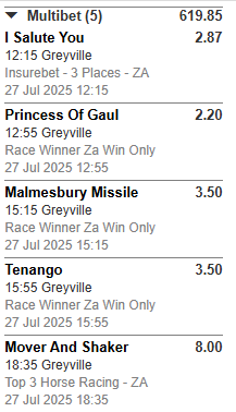 Gambler1017's tweet photo. 149000F
14901BF
1490291

🏁SUMMER CUP🇿🇦🐎
Load reduction for me tonight.
lets go hit at Greyville 🖤 https://t.co/xEgFWYIrA2