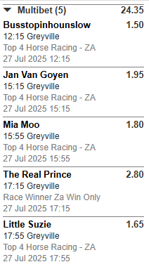 Gambler1017's tweet photo. 149000F
14901BF
1490291

🏁SUMMER CUP🇿🇦🐎
Load reduction for me tonight.
lets go hit at Greyville 🖤 https://t.co/xEgFWYIrA2