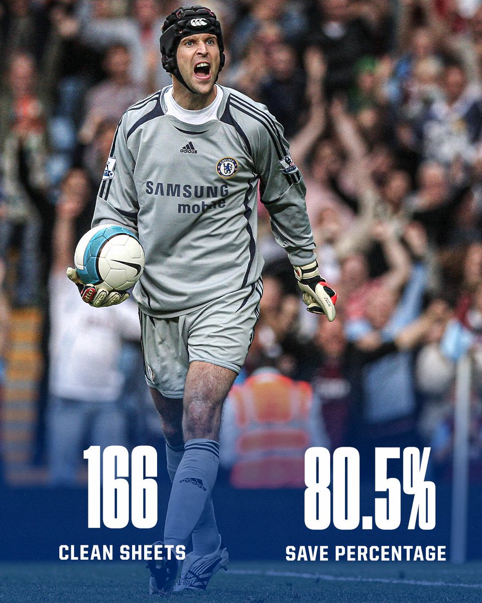 Radica_Obidient's tweet image. Petr Cech was a real one 👊
During 11 seasons at Chelsea, he only conceded 241 goals
That's an average of just under 22 goals a season 🤯