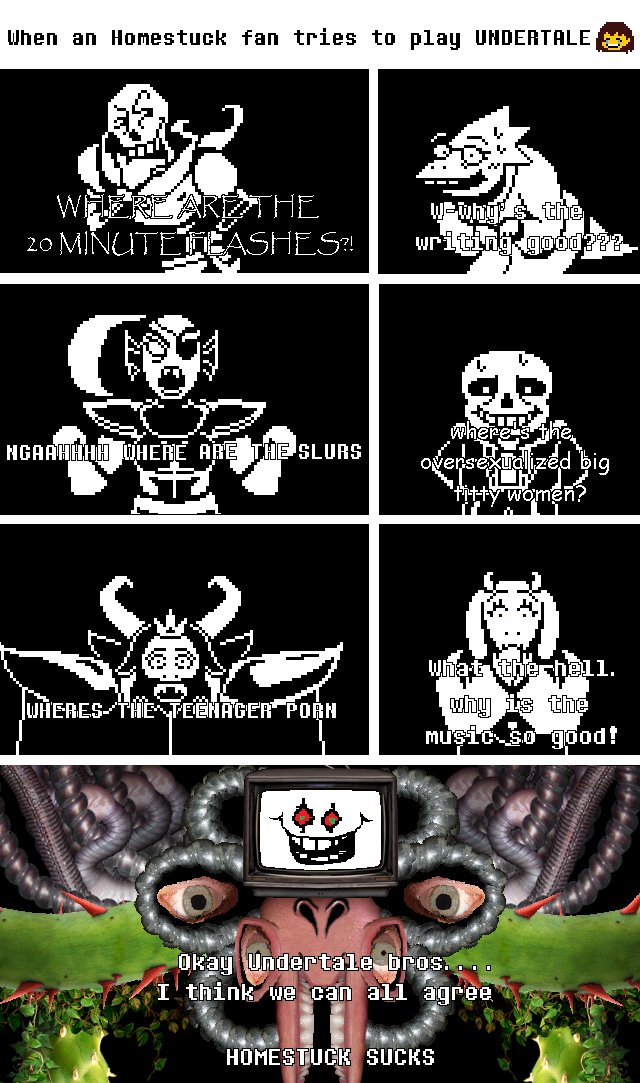 sodacan413's tweet image. Homestuck Fan plays UNDERTALE