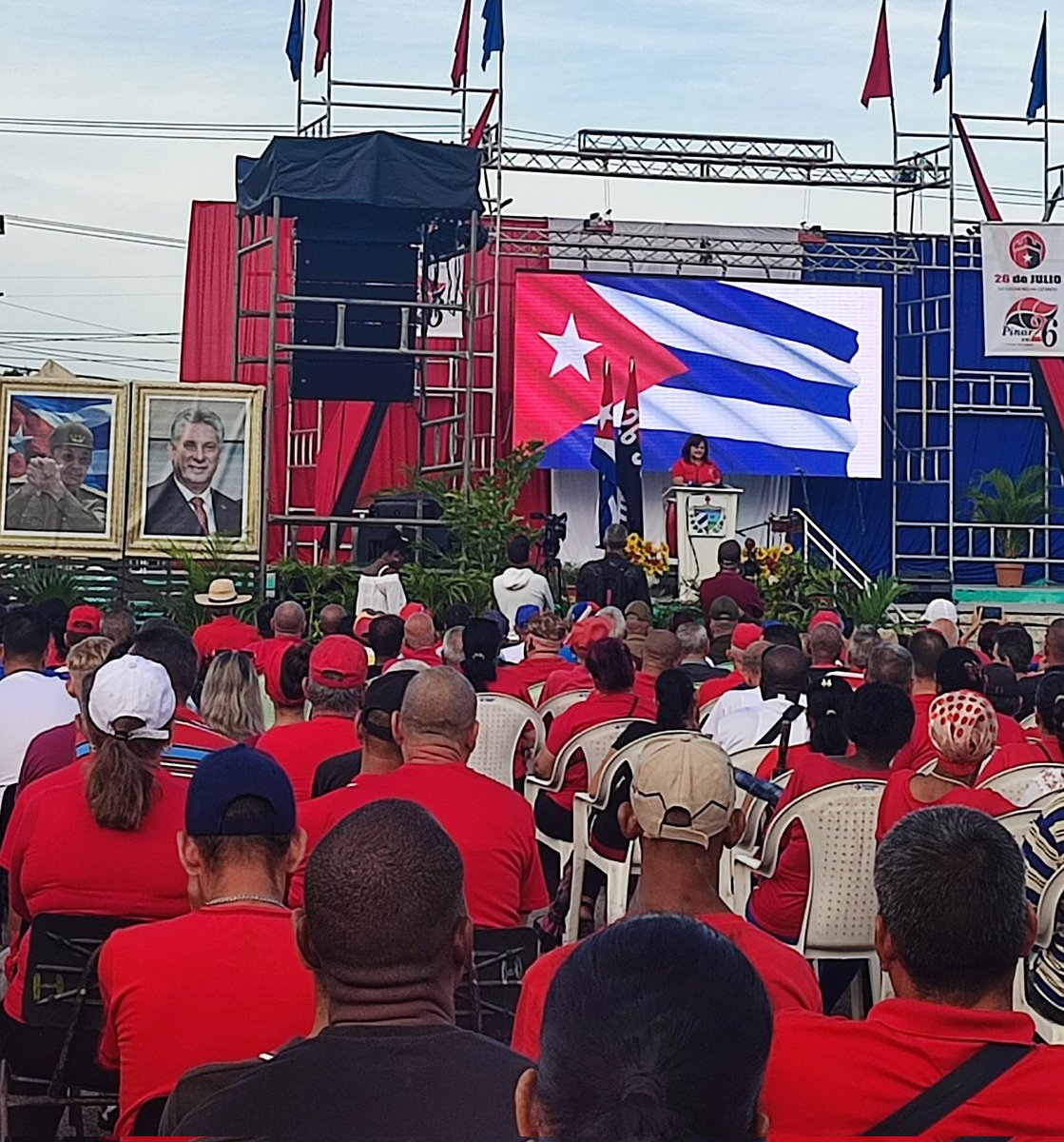 Damaris Gallardo (@damarisgallard9) on Twitter photo #LaLuchaNoHaCesado Aniversario 72 del asalto a los Cuarteles Moncada y Carlos Manuel de Céspedes, el 26 de julio de 1953 bajo la dirección de #FidelCastro #CubaEstáFirme y Sigue #DePieYCombatiendo #PinardelRío Celebra con júbilo <a href="/citmacuba/">Ministerio de Ciencia, Tecnología y Medio Ambiente</a> #26DeVictorias #LaLuchaNoHaCesado Aniversario 72 del asalto a los Cuarteles Moncada y Carlos Manuel de Céspedes, el 26 de julio de 1953 bajo la dirección de #FidelCastro #CubaEstáFirme y Sigue #DePieYCombatiendo #PinardelRío Celebra con júbilo <a href="/citmacuba/">Ministerio de Ciencia, Tecnología y Medio Ambiente</a> #26DeVictorias