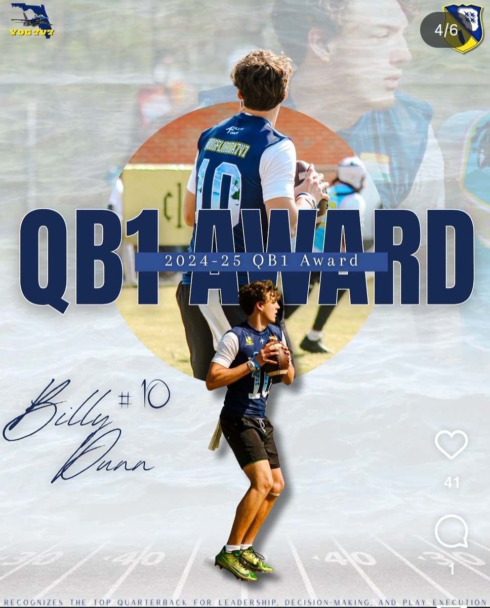 BILLY DUNN (@billydunn2026) on Twitter photo Thank you <a href="/CoachFarmer/">Hugh Farmer</a>! I had a great time playing with <a href="/yogflorida7v7/">YOGFlorida7v7</a> and appreciate your coaching, time and support!
#QB1 #IREFUSETOBEOUTWROKED #NODAYSOFF #NOEXCUSES
<a href="/Dale_Dowden/">Dale Dowden</a> <a href="/PlayBookAthlete/">PLAYBOOK ATHLETE</a> <a href="/raisingchamps_/">Raising Champions</a>
<a href="/huejack10/">Hue Jackson</a> <a href="/EscambiaFb/">Escambia Gators Football</a> <a href="/HS_Next_Stop/">Next_Stop_Recruiting</a>
<a href="/prophecyath/">Prophecy Athletic Training</a> <a href="/coachChipR/">Chip Russell</a> Thank you <a href="/CoachFarmer/">Hugh Farmer</a>! I had a great time playing with <a href="/yogflorida7v7/">YOGFlorida7v7</a> and appreciate your coaching, time and support!
#QB1 #IREFUSETOBEOUTWROKED #NODAYSOFF #NOEXCUSES
<a href="/Dale_Dowden/">Dale Dowden</a> <a href="/PlayBookAthlete/">PLAYBOOK ATHLETE</a> <a href="/raisingchamps_/">Raising Champions</a>
<a href="/huejack10/">Hue Jackson</a> <a href="/EscambiaFb/">Escambia Gators Football</a> <a href="/HS_Next_Stop/">Next_Stop_Recruiting</a>
<a href="/prophecyath/">Prophecy Athletic Training</a> <a href="/coachChipR/">Chip Russell</a>