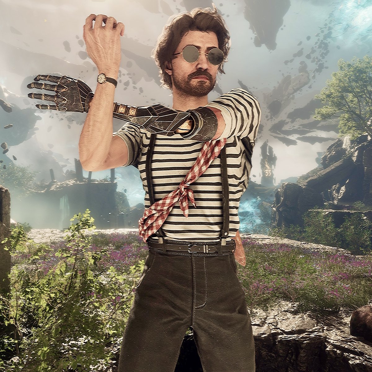 ACEMATTORNEY's tweet image. β
β
Don't mind him.
Just trying a different look.
#ClairObscurExpedition33
β
β 