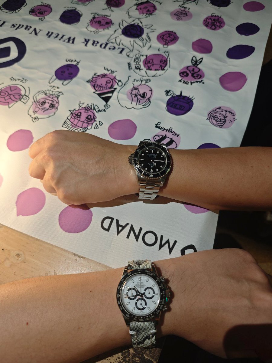 SonicFiringZ (@sonicfiringz) on Twitter photo Now, we have <a href="/izonthemoon/">!z | sleeping.sui | monad</a> !
We didnt take a selfie/picture together but this is all we need - A promised wristshot!
Rollie bros for life!
<a href="/monad/">Monad β¨</a> <a href="/Monad_APAC/">Monad APAC</a> <a href="/MonadSGMY/">SGMYNads</a> Now, we have <a href="/izonthemoon/">!z | sleeping.sui | monad</a> !
We didnt take a selfie/picture together but this is all we need - A promised wristshot!
Rollie bros for life!
<a href="/monad/">Monad β¨</a> <a href="/Monad_APAC/">Monad APAC</a> <a href="/MonadSGMY/">SGMYNads</a>