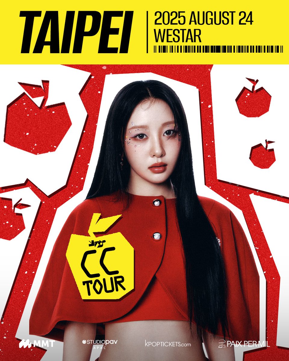 studiopav_APAC's tweet photo. Taipei #ENGDU πΉπΌ stars align and the beat begins. π
YVES is coming with the π«COSMIC CRISPY TOURπ« and a whole lot of cosmic energy.
ποΈ Tickets are flying catch yours before they are gone!
π https://t.co/yn2JNTFUiU
#YVES #μ΄λΈ #YVESinAPAC #COSMICCRISPYTOUR #paixpermil https://t.co/3oihDRXxzY