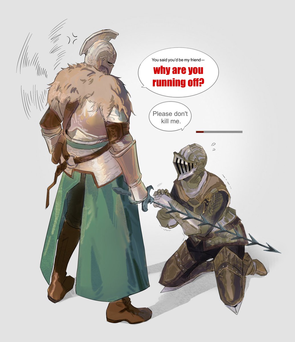 CYBFaAzx8lyVkCa's tweet image. #DarkSouls2 #DarkSouls 
我为马雷达添加了英文台词。
I add English for this.