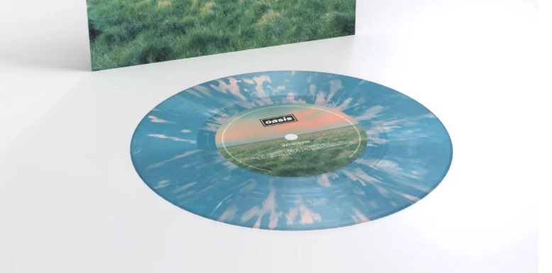 Check out #OASIS #wembley <a href="/liamgallagher/">Liam Gallagher</a> <a href="/wembleystadium/">Wembley Stadium</a> WHATEVER LTD PINK &amp; BLUE SPLATTER VINYL 7" SEALED NUMBERED 30th Anniver. ebay.us/m/RSUqAY #eBay