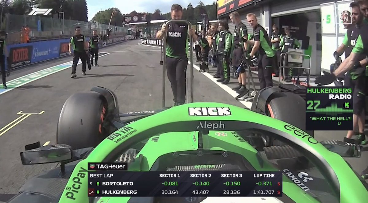 SoyMotor's tweet image. 👀 Bortoleto pasa el corte y Hülkenberg se queda en la Q2 y saldrá 14º
#F1 #BelgianGP