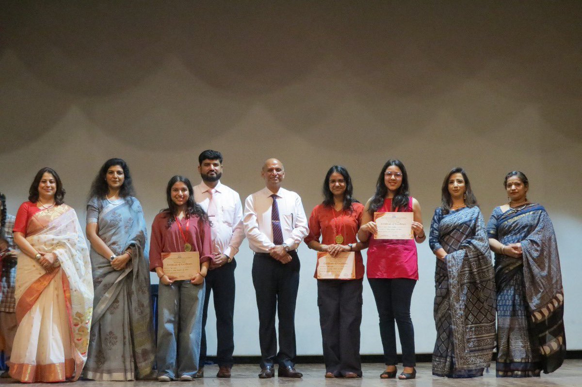 “To accomplish great things, we must not only act, but also dream; not only plan, but also believe.”
— Anatole France
#AhlconIntl hosted Appreciation Day to celebrate the hard work &amp; accomplishment of the student achievers of Class X &amp; XII Batch 2025-25. #AcademicExcellence