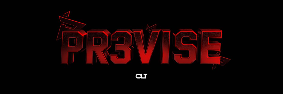 Pr3vise's tweet image. Quick little header design 🖌
(Will most likely change it again tonight this is just the first one I've done)